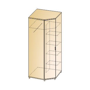 Грейс Шкаф ШК-5011 (2264х889х889 мм)